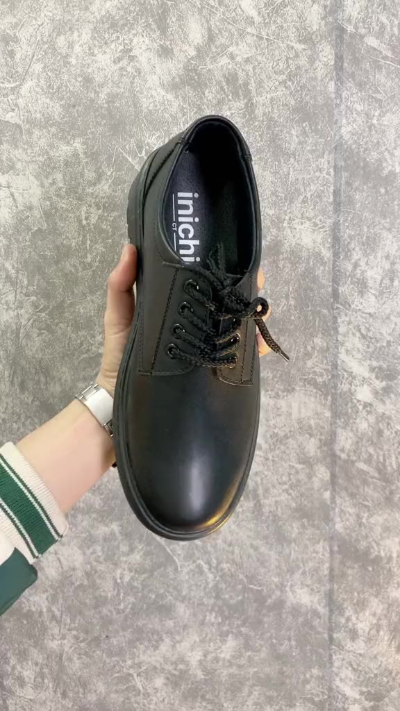 Giày da nam thời trang INICHI G1115 da lì chống gãy đế cao | BigBuy360 - bigbuy360.vn