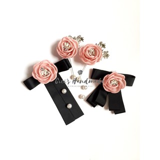 Cài áo hoa lụa Cici Handmade