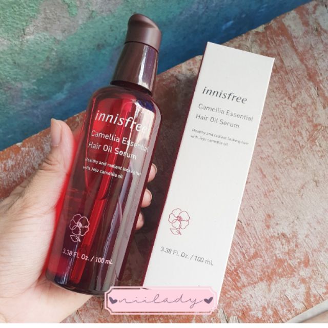 Tinh dầu dưỡng tóc từ hoa sơn trà INNISFREE CAMELLIA ESSENTIAL HAIR OIL SERUM | BigBuy360 - bigbuy360.vn