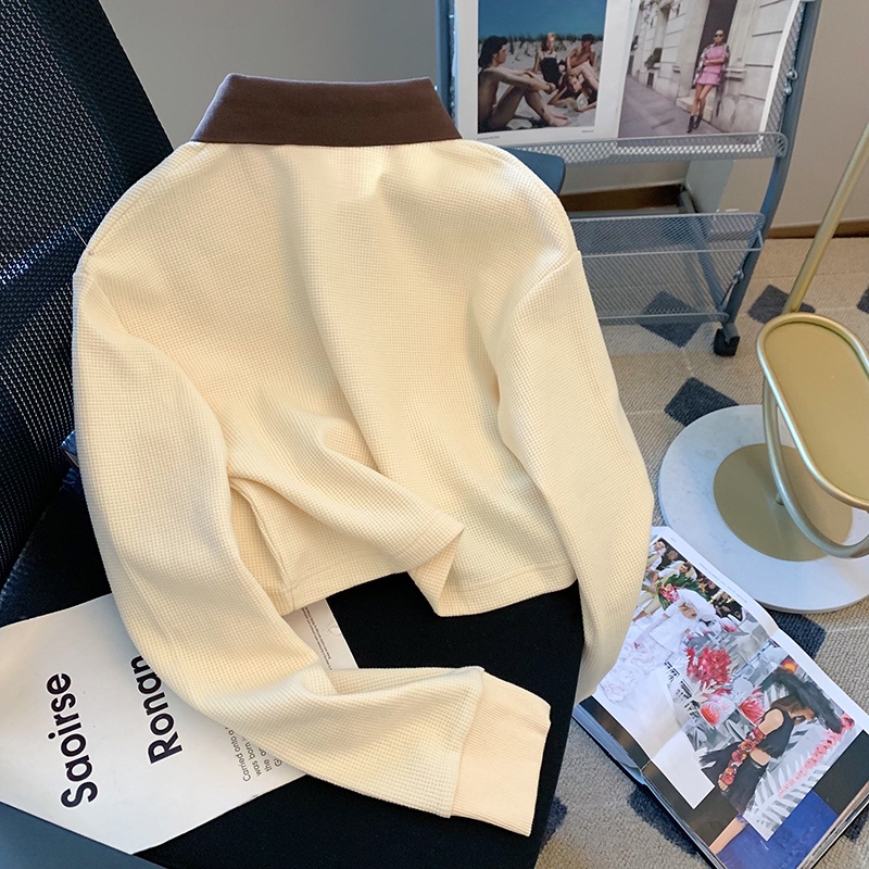 NRVP Áo Hoodie Nữ Tay Dài Dáng Rộng Thời Trang Phong Cách Hàn Quốc