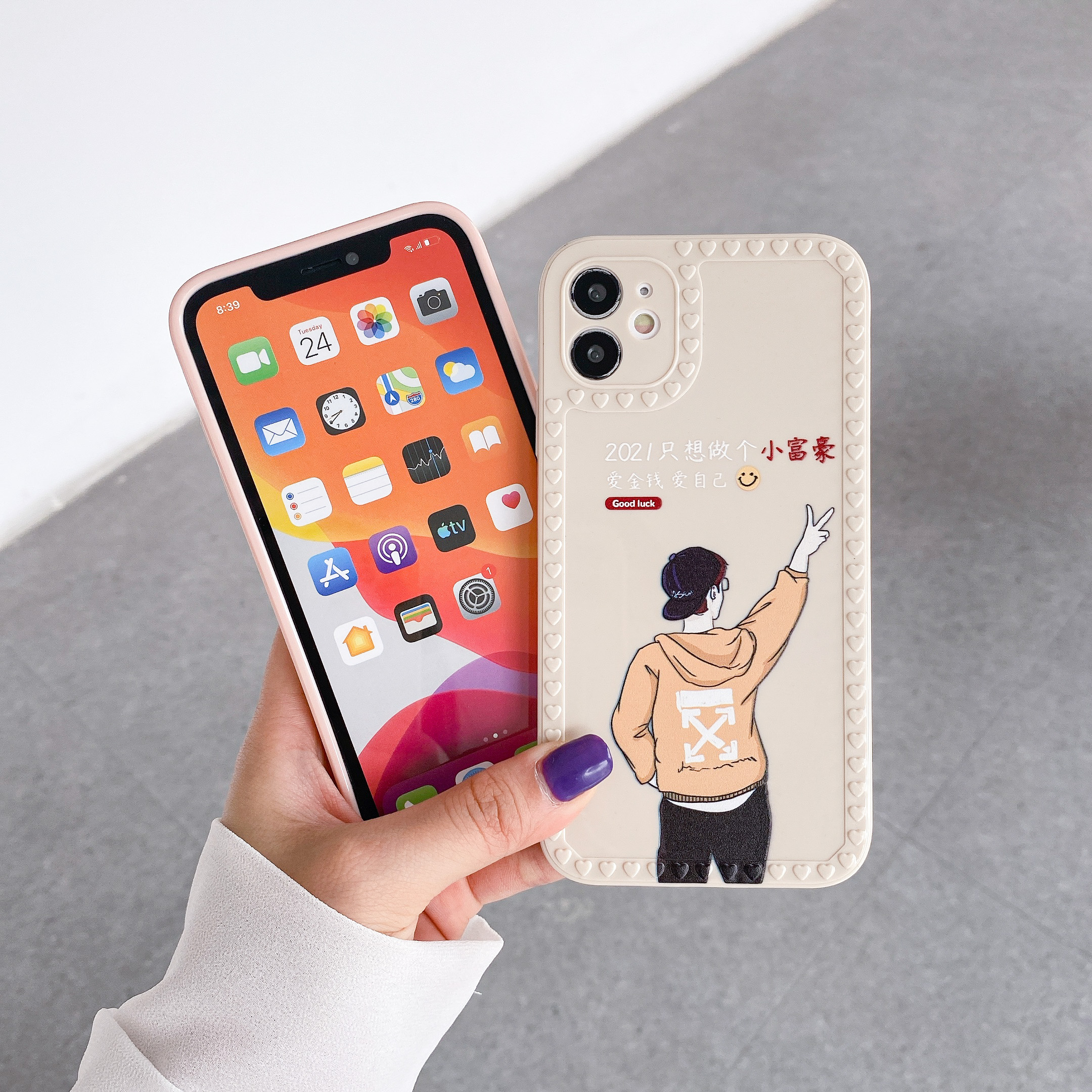 Ốp Điện Thoại Thời Trang Cho iPhone 12 Pro 11 7 Xs Max X Se20 Xr 8 Plus | BigBuy360 - bigbuy360.vn