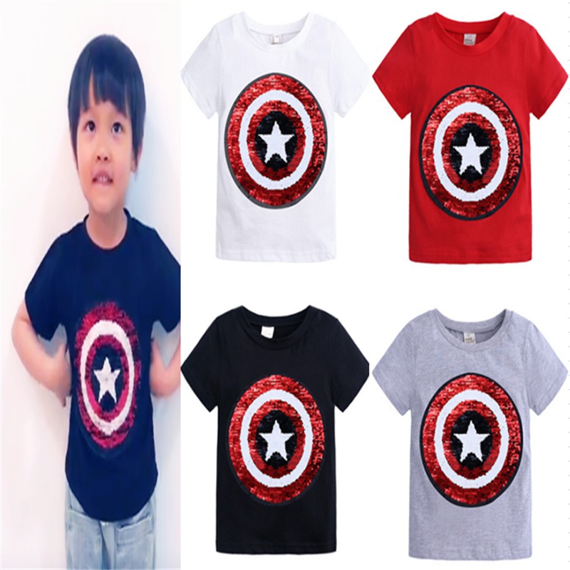 Áo thun in hình hoạt hình thời trang 2019 cho bé