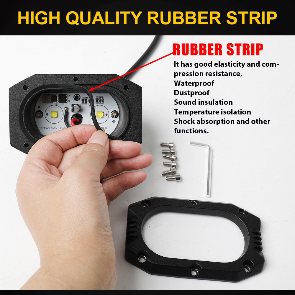 Đèn Led 4X4 4WD 96W Siêu Sáng Cho Xe Hơi