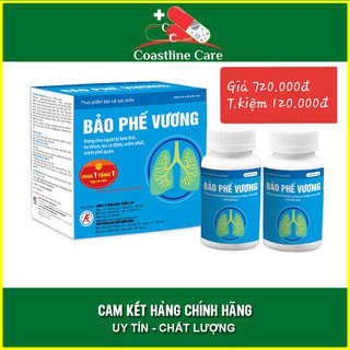 Bảo Phế Vương Hộp 120 Viên - Dành Cho Người Khó Thở, Viêm Phổi, Viêm Phế Quản - Coastlinecare Pharmacy