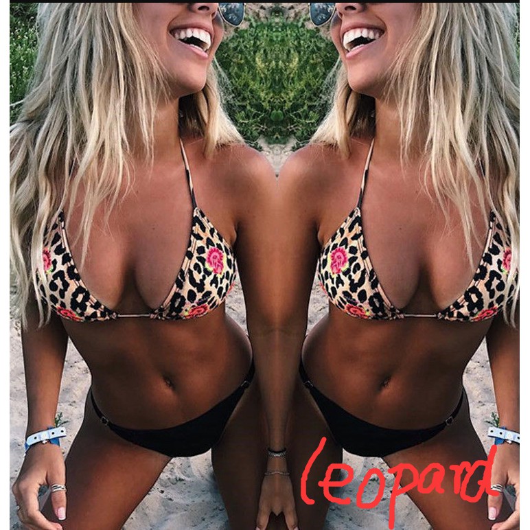 Set áo bikini có mút nâng ngực và quần tam giác gợi cảm cho nữ | BigBuy360 - bigbuy360.vn