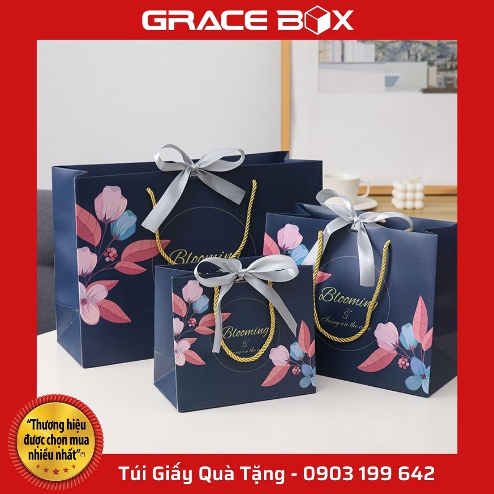 Túi Giấy Quà Tặng Cao Cấp Blooming - Siêu Thị Bao Bì Grace Box