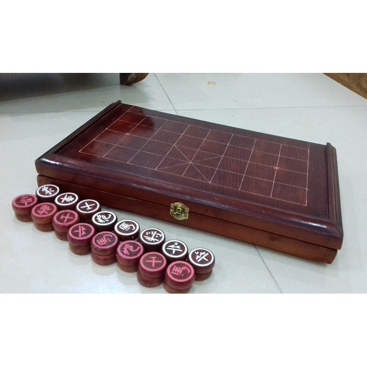 Bộ Cờ Tướng Gỗ Trắc Cao Cấp - Bàn Cờ Tướng Gỗ Trắc Chất Lượng Cao - Quân Cờ Gỗ Trắc Thiết Kế Tinh Xảo - Đồ Chơi Trí Tuệ