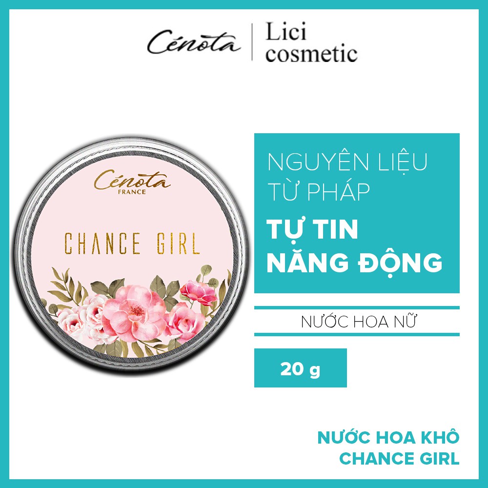 Nước hoa khô Chance Girl thuần khiết, nước hoa khô Cenota dạng sáp