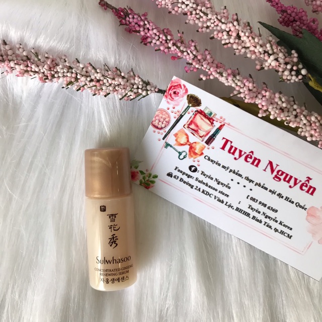 SERUM NHÂN SÂM SULWHASOO CONCENTRATED GINSENG RENEWING mini