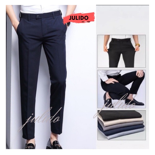 Quần âu nam,Hàng cao cấp phong cách Hàn QuốcJULIDO, From Slimfit chuẩn đẹp,Co giãn nhẹ,chất vải tuyết mưa với 6 màu