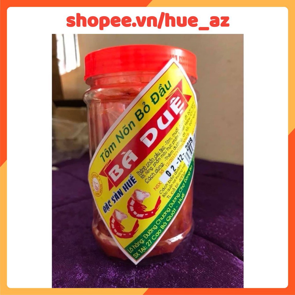 1 hủ Tôm chua Bà Duệ 400g  loại đặc biệt - Đặc sản Huế