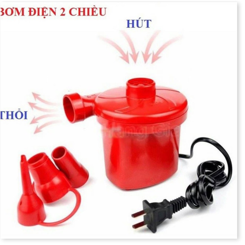 Bơm hơi điện mini 2 chiều (Giao Màu Ngẫu Nhiên)