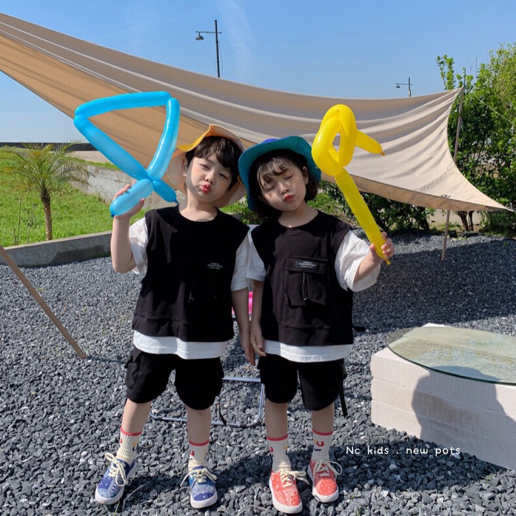 Set Bộ Cộc Tay Cool Ngầu Chất Cotton Da Cá Siêu Mềm Mát Cực Chất Cho Bé Trai, Bé Gái_Umeekids