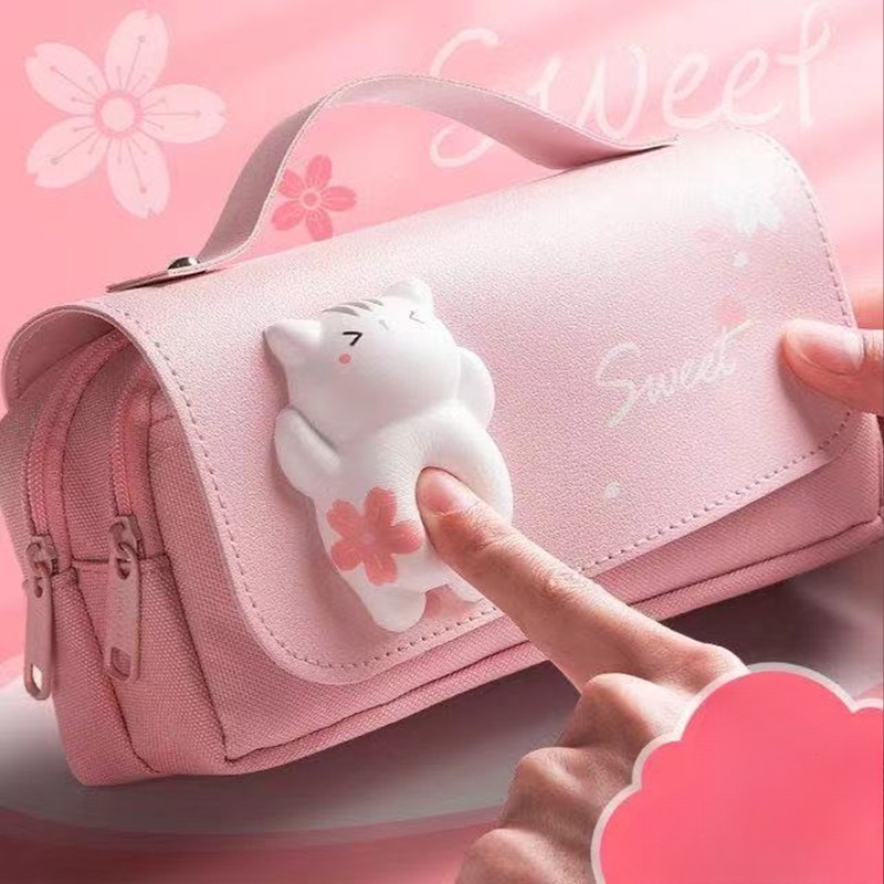 Túi Đựng Bút Cỡ Lớn Đa Năng Thiết Kế Đáng Yêu Ốp