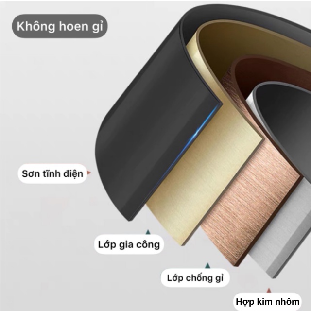 Kệ Gia Vị Giá Đựng Gia Vị Nhà Bếp Dán Tường Sơn Tĩnh Điện Phong Cách Bắc Âu Đựng Hũ Gia Vị, Dầu Ăn Dài 40cm