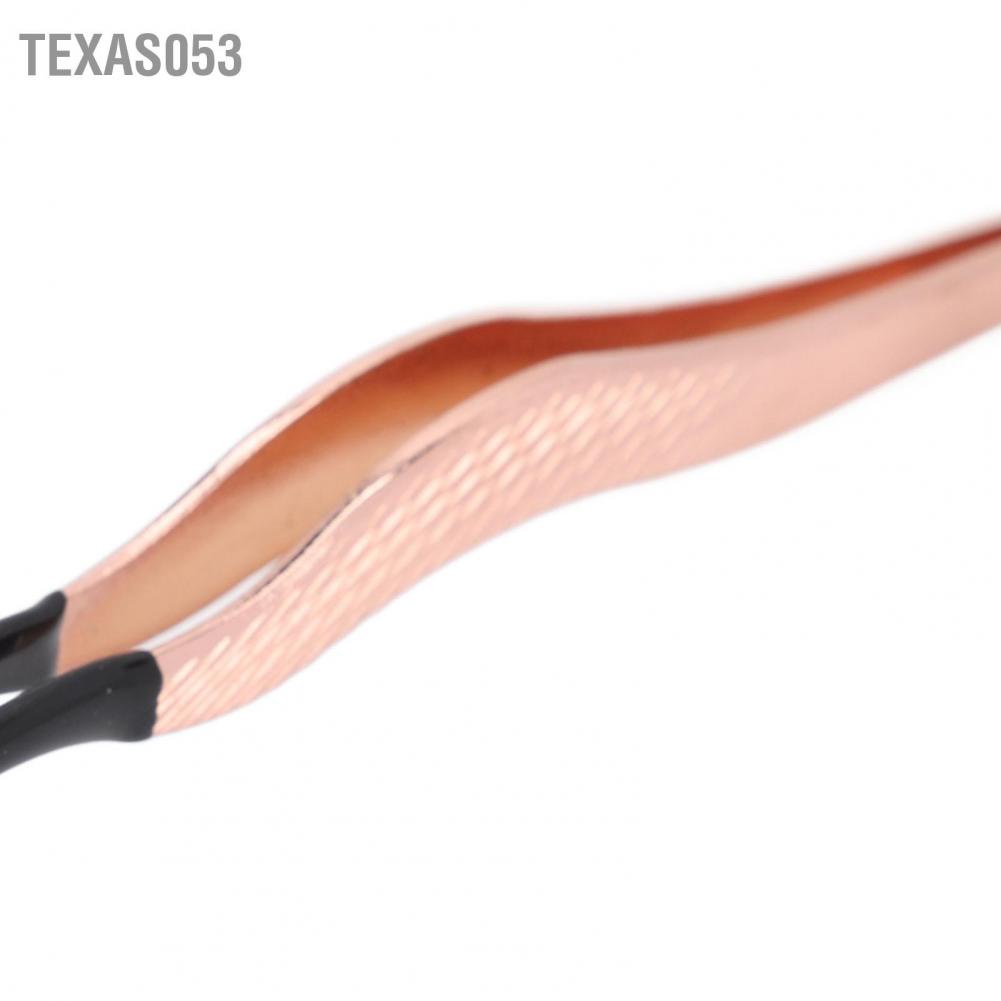 [Hàng mới về] Nhíp nối mi bằng thép không gỉ chuyên dụng đầu cong