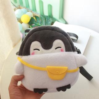 ⭐Cuộc sống ở góc⭐Năng Lượng Tích Cực Chim Cánh Cụt Sang Trọng Búp Bê Tiền Xu Túi Messenger Hoạt Hình Nhật Bản Trao Đổi Quà Tặng Túi Dễ Thương Sang Trọng Túi Đeo Vai