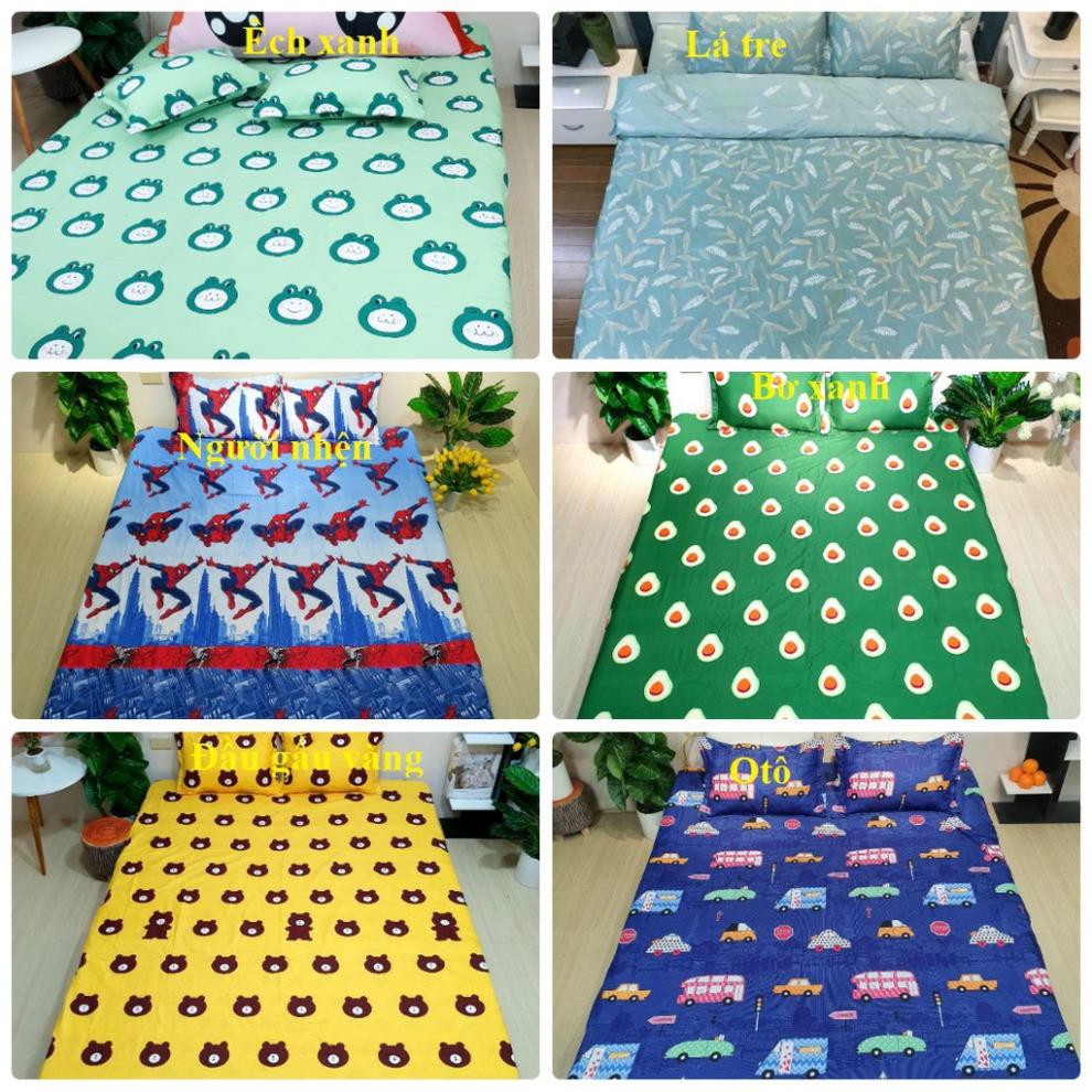 Ga Gối HCM Bộ drap ga gối poly cotton m6/m8 ( được chọn mẫu)