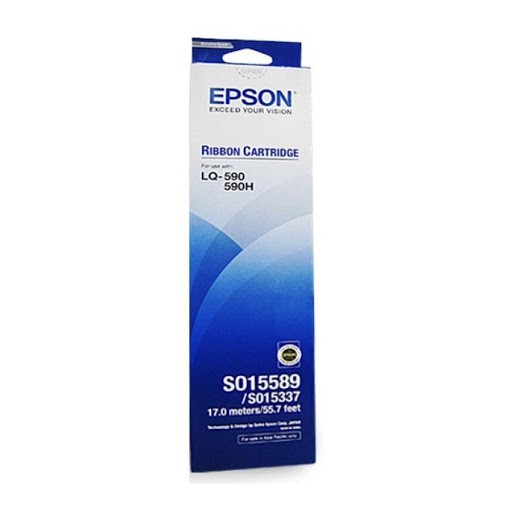 Ruy băng Epson LQ-590 (S015589) Black Ribbon Cartridge Chính hãng