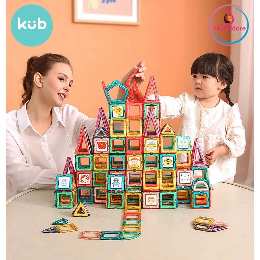 Xếp Hình Nam Châm Magnetic Blocks - KUB Phát Triển Tư Duy, Sáng Tạo