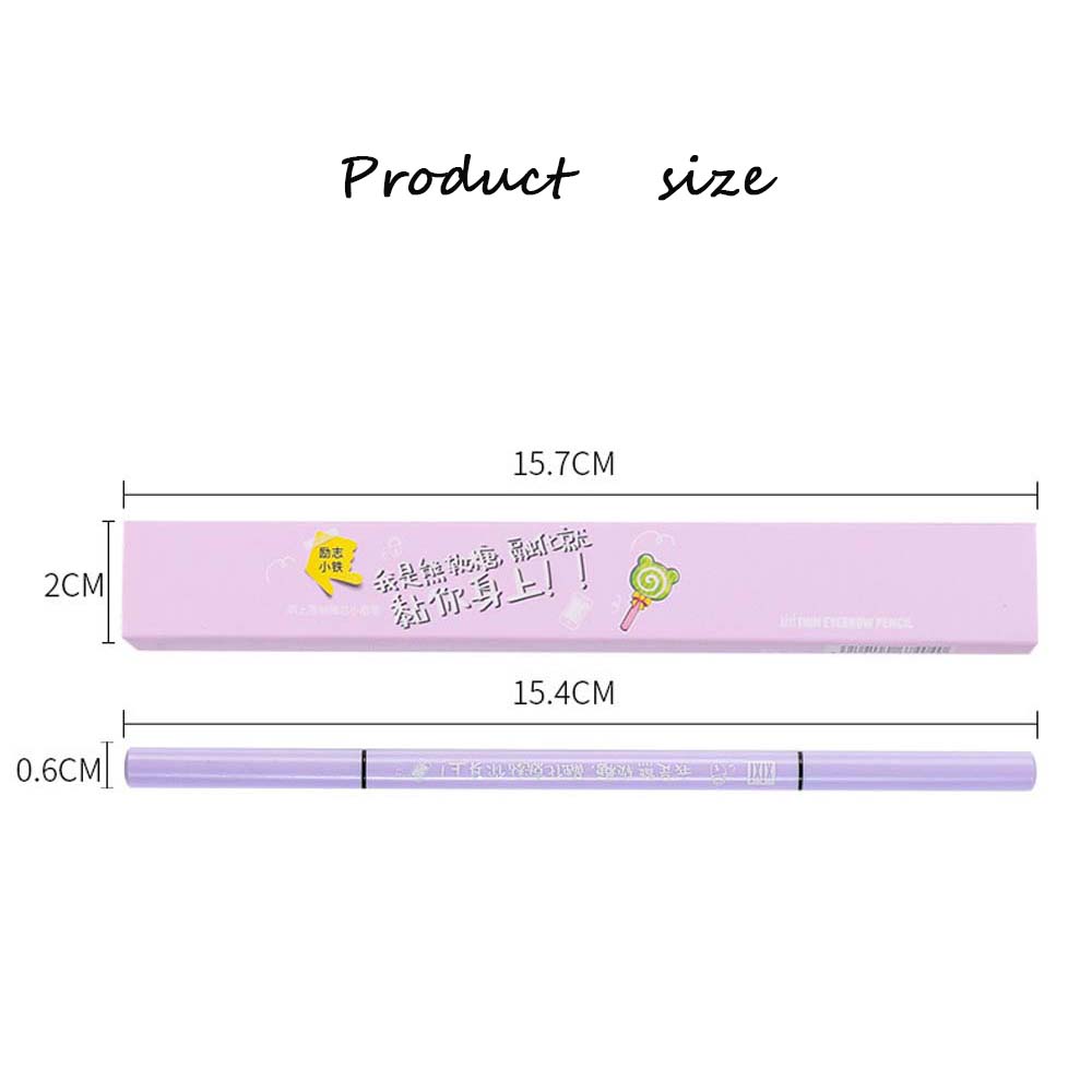 XIXI (Hàng Mới Về) Bút Kẻ Lông Mày Chống Nước Lâu Phai Thiết Kế Kèm Cọ Tiện Dụng