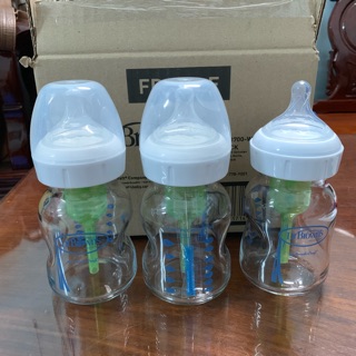 Bình sữa thuỷ tinh Dr Browns Option ➕ thế hệ mới dung tích 150ml và 270ml