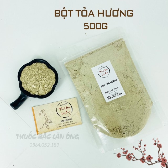 Bột Tỏa Hương Cơ Thể 500g (Bột Huân Thảo/Cảo Bản/Bạch Chỉ)