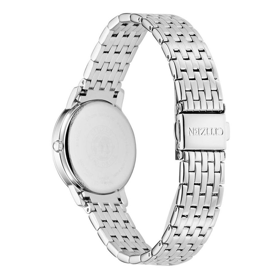 Đồng Hồ Nữ Citizen Đính Đá Swarovski Dây Thép Không Gỉ EX1480-82D - Mặt Xà Cừ