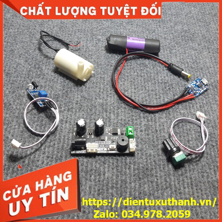Bộ rửa tay rót nước rót bia rót rượu dùng pin