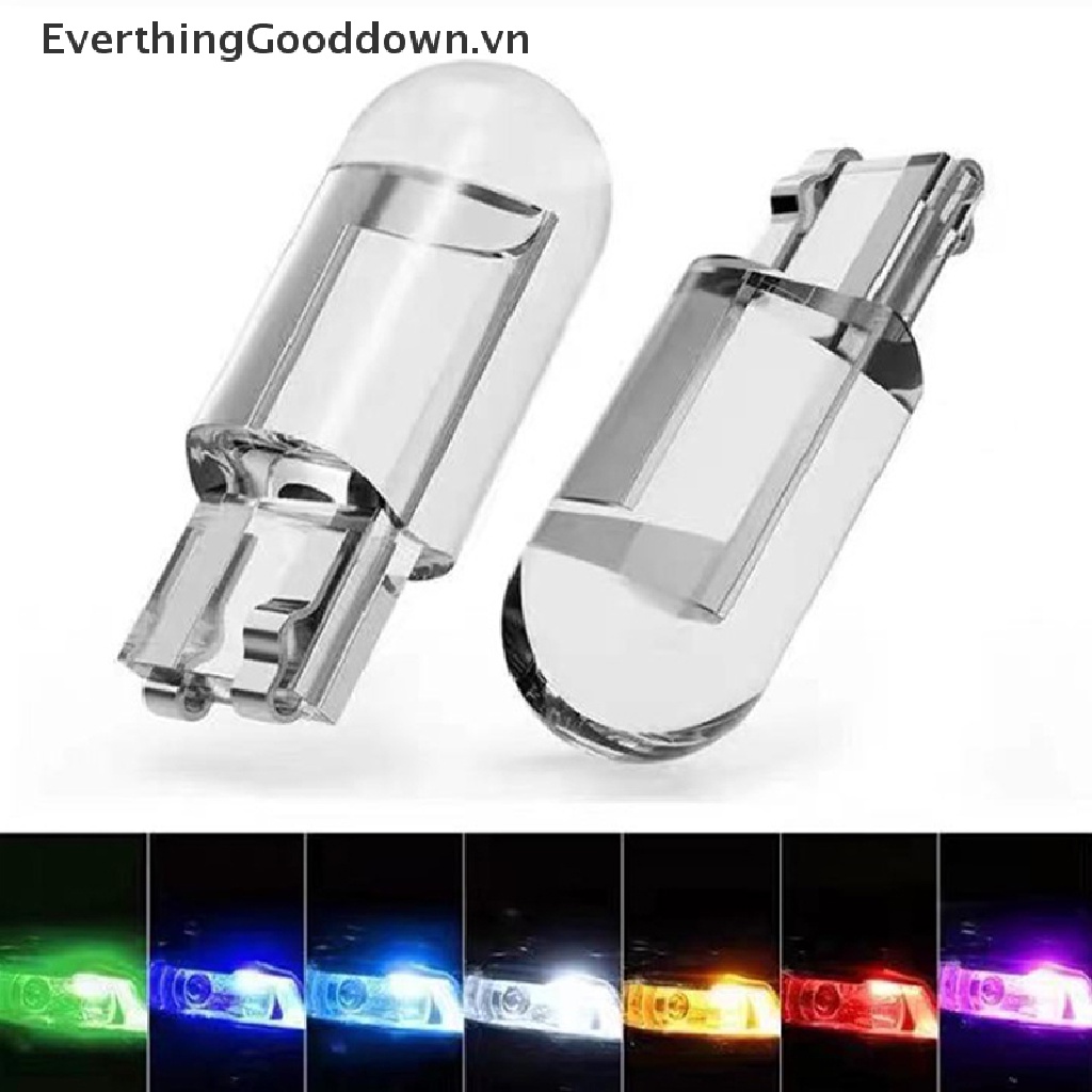 Everthinggooddown 2 Đèn Led T10 Cob 6000K Gắn Biển Số Xe Hơi