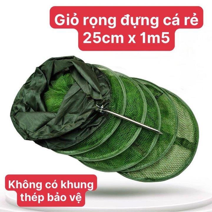 Giỏ Đựng Cá Khung Kim Loại