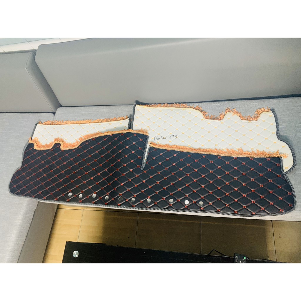 THẢM TAPLO XE TẢI, XE Ô TÔ, XE HƠI ISUZU 1,9T ĐẾN 2,5T - MẪU CÓ REN VÀNG