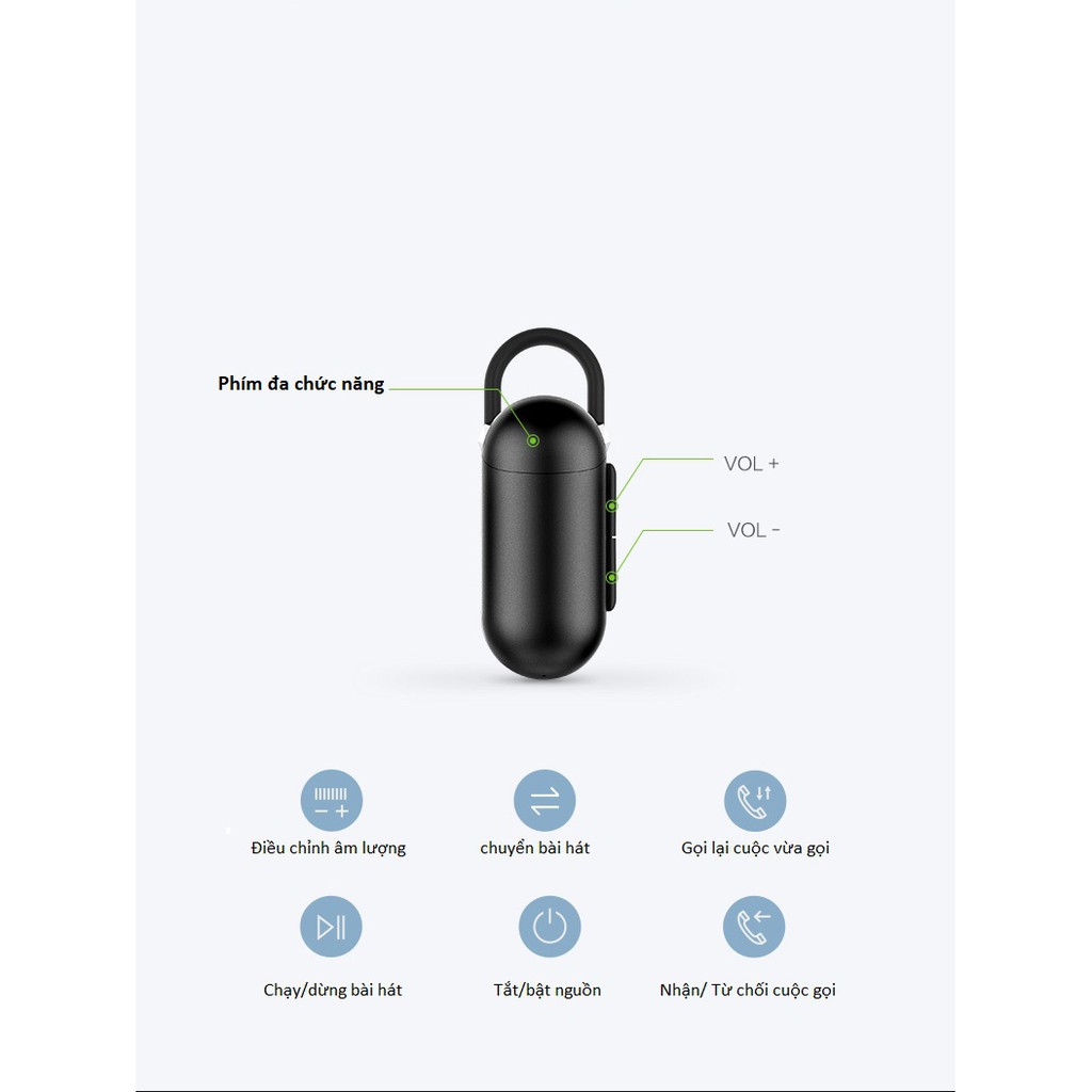 TAI NGHE BLUETOOTH QCY-Q12 (EARPHONE, BLUETOOTH V5.0)