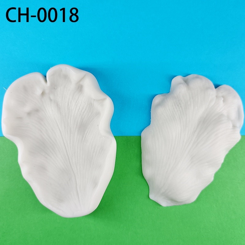 khuôn silicon gân cánh hoa trang trí bánh