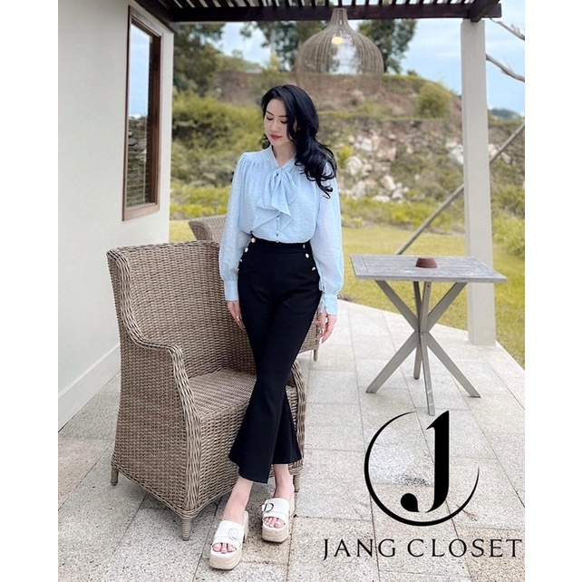 Áo sơ mi xanh pastel BLUE - Hàng thiết kế bởi Jang Closet