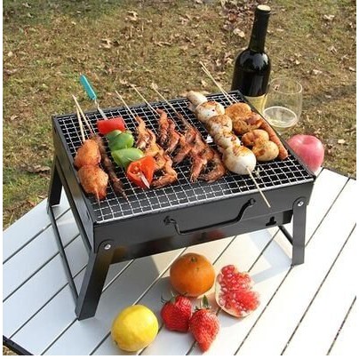 Bếp nướng than hoa  ngoài trời  vuông cao cấp BBQ T372 (bán buôn - bán lẻ)