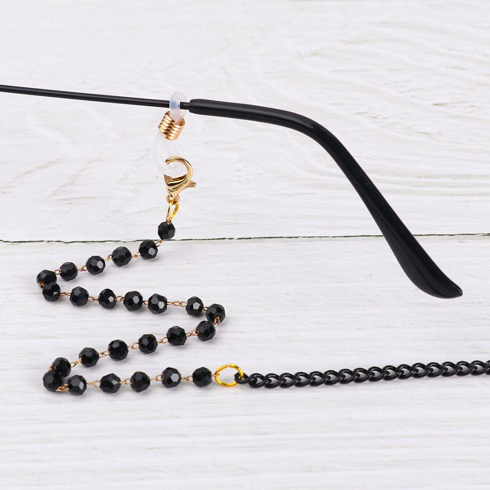 Vòng cổ Mặt Acrylic Hình Mắt Kính|Dây Đeo Kính Mát Bằng Kim Loại Giá Đỡ