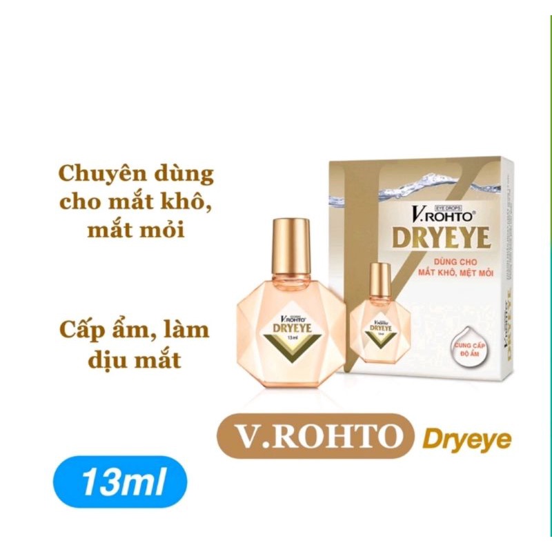 Nước nhỏ mắt V ROHTO ⚡ 7 loại ⚡ Chai 13ml Giúp dưỡng mắt hiệu quả