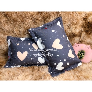 Vỏ gối cotton 100% thấm hút mồ hôi hàng cao cấp