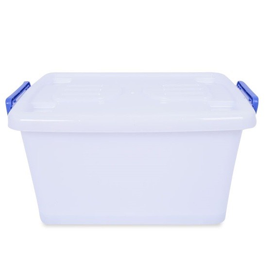 Thùng nhựa đựng hồ sơ 80lit, thùng nhựa đa năng 80L màu trắng có bánh xe và nắp đậy kín