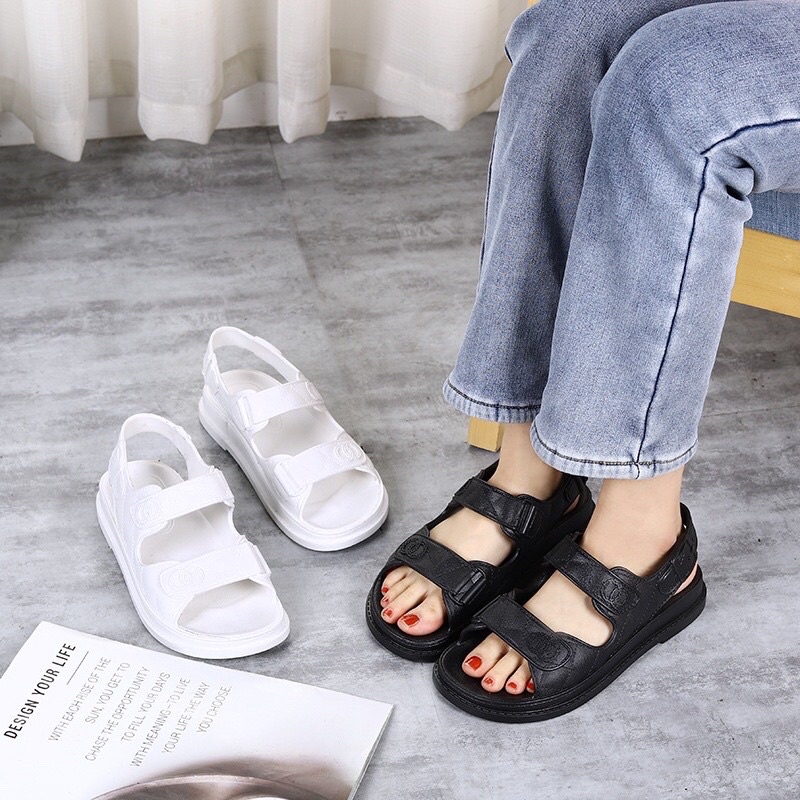 Dép sandal nữ chất cao su non siêu mềm đơn giản mà cực sang