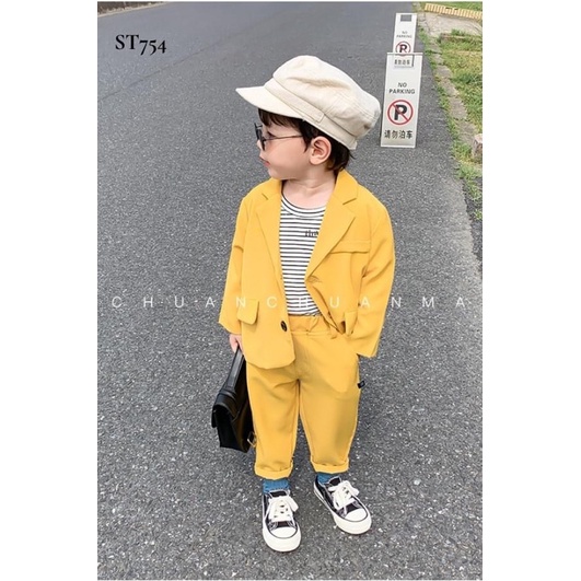 Set vest công tử bé trai cao cấp
