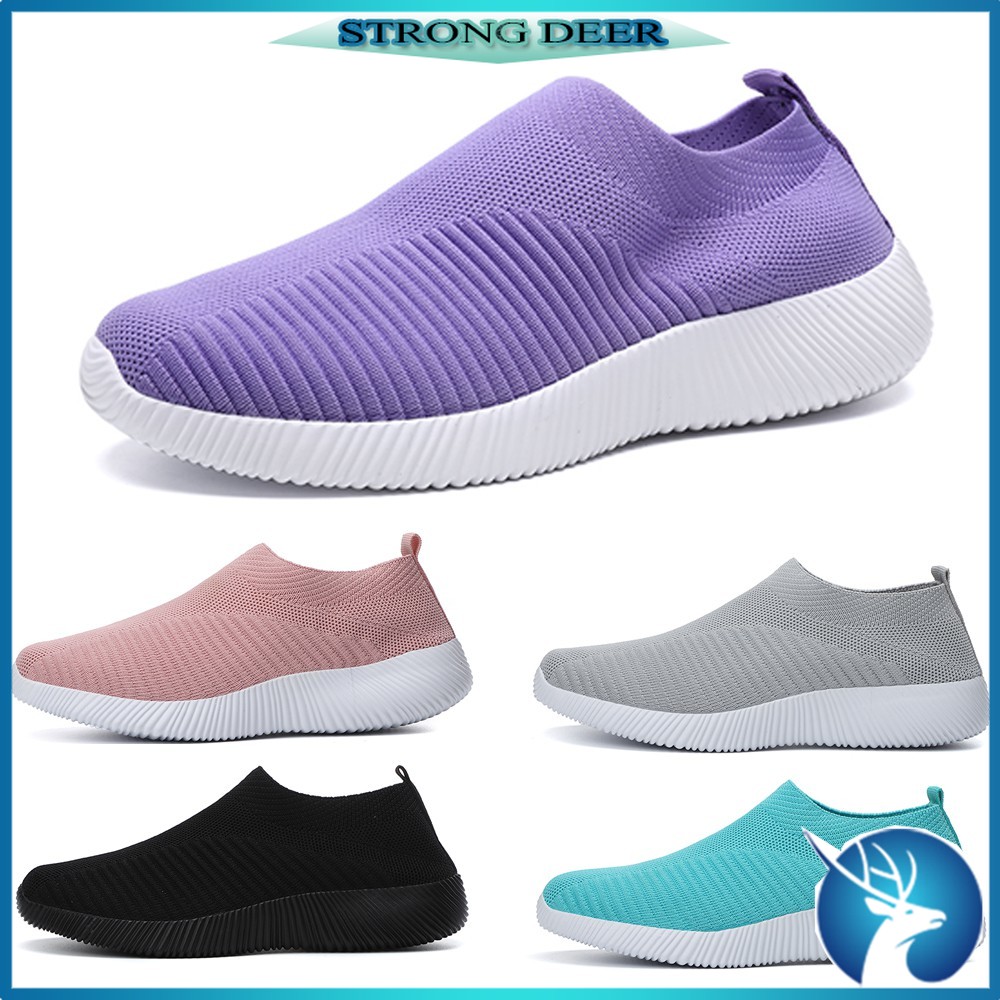 Giày Bệt Nữ Đế Cao Su Phồng Tôm Dành Cho Những Cô Nàng Plus Size ：35-43