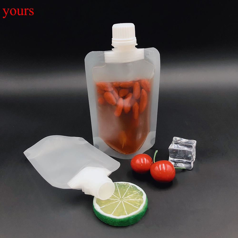 Túi nhựa trong suốt đựng dầu gội/mỹ phẩm 30/50/100ml