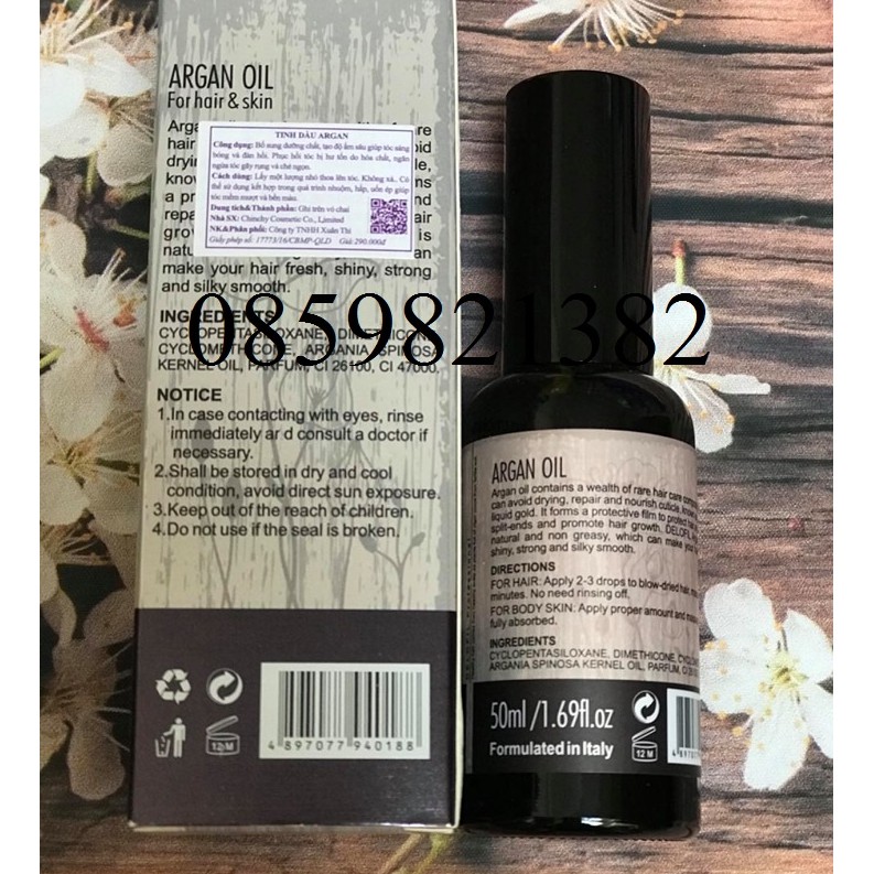 [ DELOFIL ] TINH DẦU DELOFIL ARGAN OIL PHỤC HỒI TÓC HƯ TỔN BÓNG MƯỢT 50ML | BigBuy360 - bigbuy360.vn