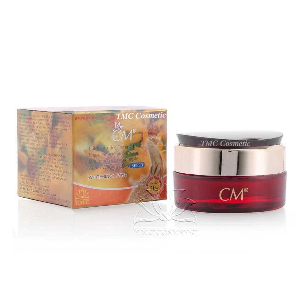 KEM NHÂN SÂM DƯỠNG DA TRẮNG HỒNG TỰ NHIÊN CM LIFT ANTI RIDES FIRMING IP30 HIGH PERFORMANCE CREAM CHÍNH HÃNG - 12345