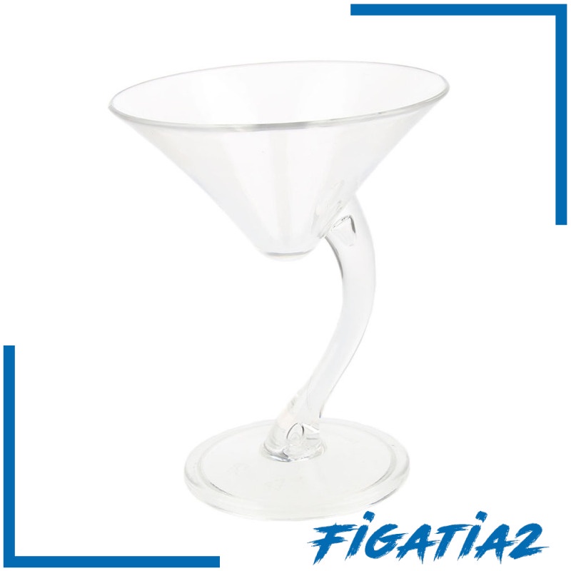 [FIGATIA2] Stylish Martini Glass Cocktail Goblet Wine Champagne Drink Cup 190ml Premium