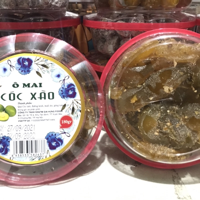 Ô Mai Hộp 200g/180g Hữu Gia Food Đủ Vị