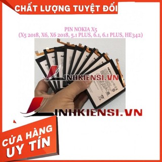 PIN NOKIA X5 (X5 2018, X6, X6 2018, 5.1 PLUS, 6.1, 6.1 PLUS, HE342)⚡GIÁ GỐC TỤT QUẦN⚡ PIN ZIN CHẤT LƯỢNG CAO