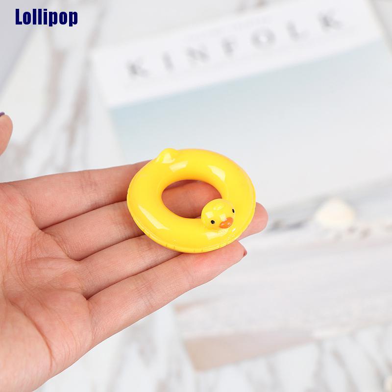 Mô hình chú vịt bơi lội tỉ lệ 1:6 1:12 dùng trang trí nhà búp bê